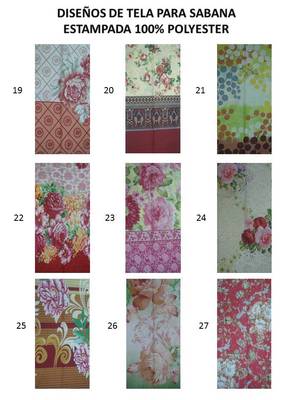 Tela para Sabana Estampada, Polyester