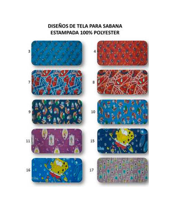 Tela para Sabana Estampada, Polyester